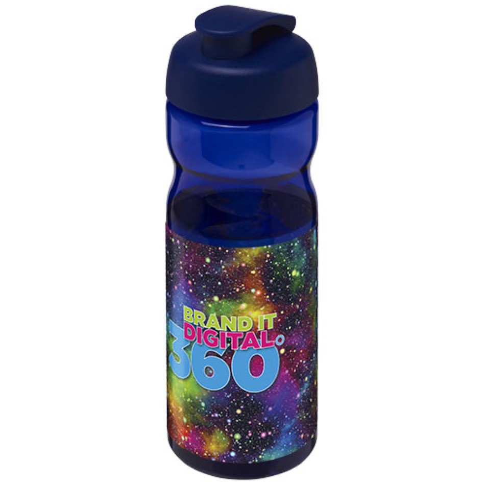 Borraccia sportiva H2O Active® Base da 650 ml con coperchio a scatto Gadget.it