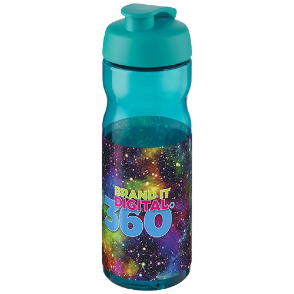 Borraccia sportiva H2O Active® Base da 650 ml con coperchio a scatto Gadget.it