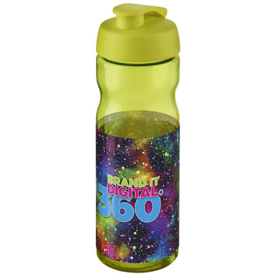 Borraccia sportiva H2O Active® Base da 650 ml con coperchio a scatto Gadget.it