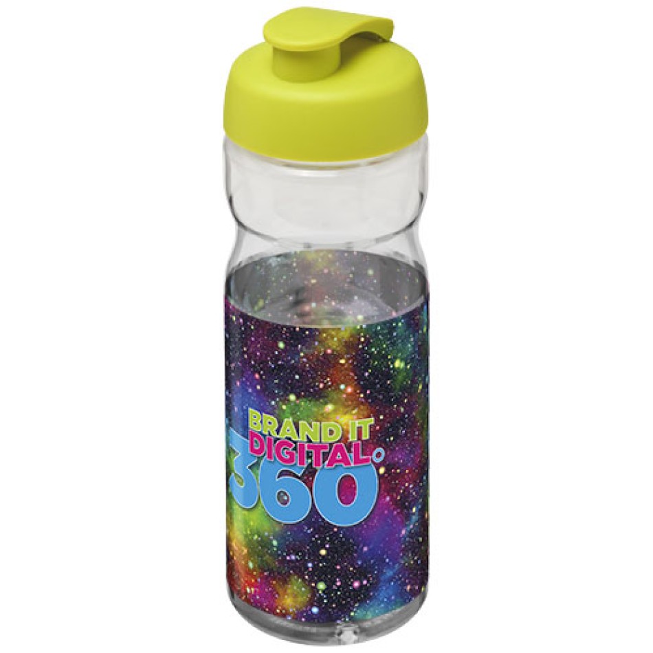 Borraccia sportiva H2O Active® Base da 650 ml con coperchio a scatto Gadget.it