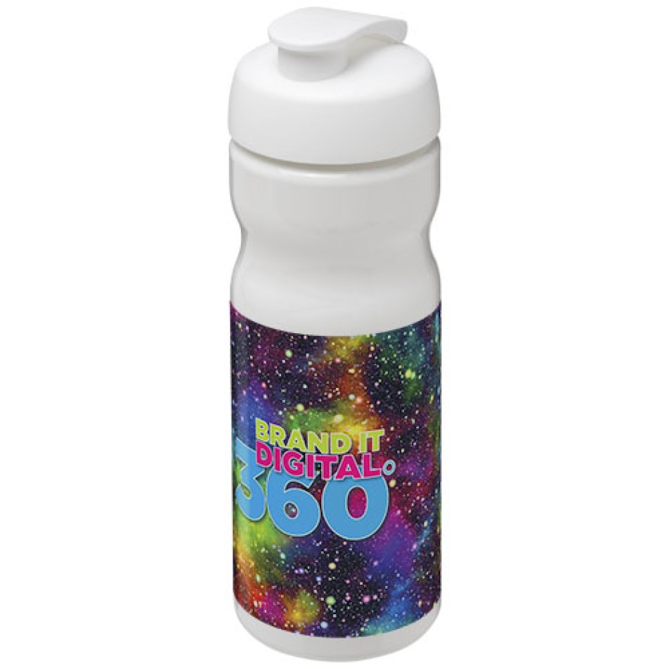 Borraccia sportiva H2O Active® Base da 650 ml con coperchio a scatto Gadget.it