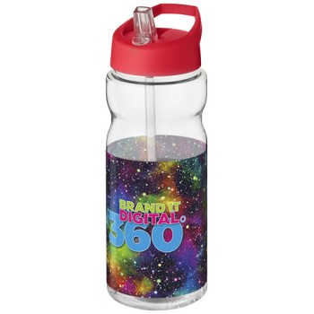 Borraccia sportiva H2O Active® Base da 650 ml con coperchio con beccuccio Gadget.it