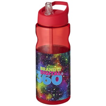 Borraccia sportiva H2O Active® Base da 650 ml con coperchio con beccuccio Gadget.it