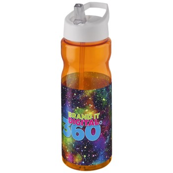 Borraccia sportiva H2O Active® Base da 650 ml con coperchio con beccuccio Gadget.it