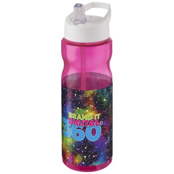 Borraccia sportiva H2O Active® Base da 650 ml con coperchio con beccuccio Gadget.it