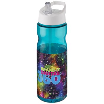 Borraccia sportiva H2O Active® Base da 650 ml con coperchio con beccuccio Gadget.it