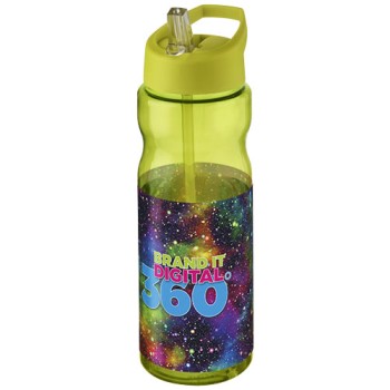 Borraccia sportiva H2O Active® Base da 650 ml con coperchio con beccuccio Gadget.it