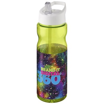 Borraccia sportiva H2O Active® Base da 650 ml con coperchio con beccuccio Gadget.it