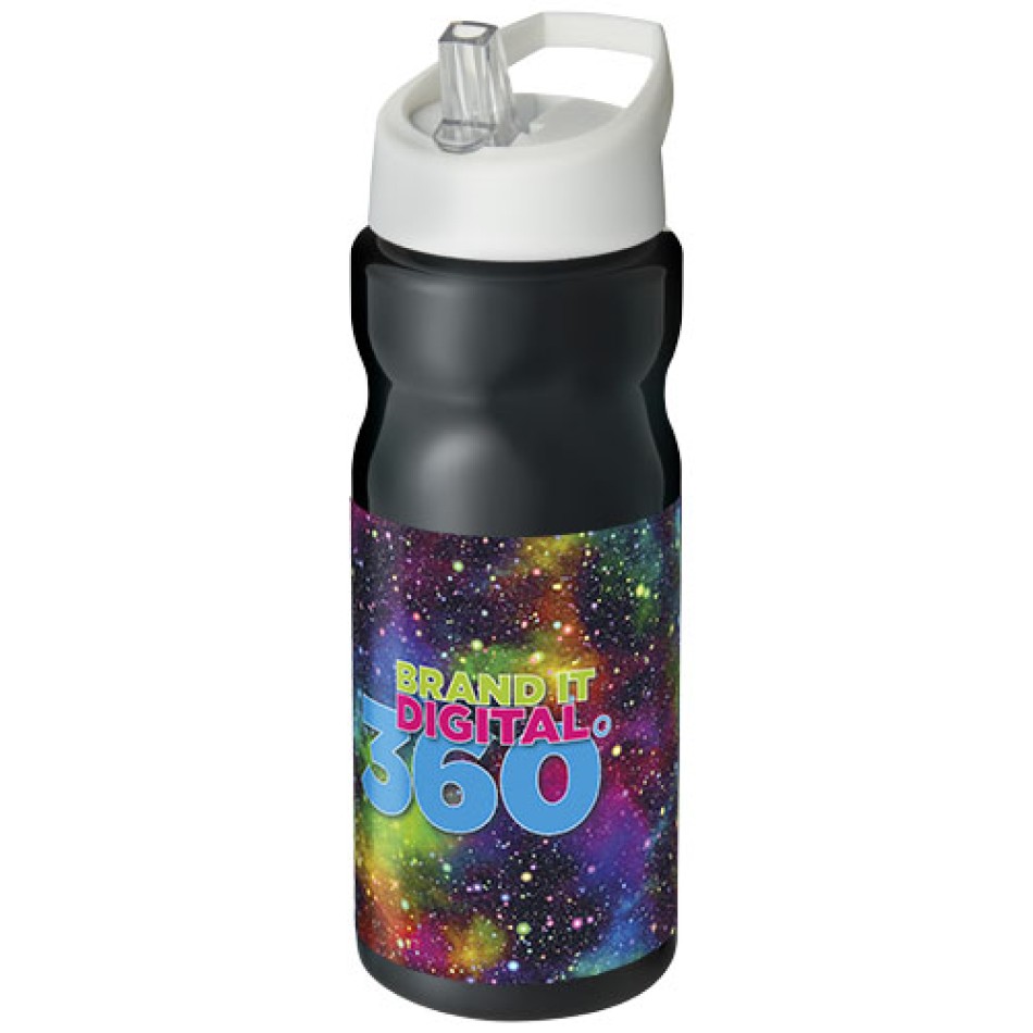 Borraccia sportiva H2O Active® Base da 650 ml con coperchio con beccuccio Gadget.it