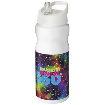 Borraccia sportiva H2O Active® Base da 650 ml con coperchio con beccuccio Gadget.it