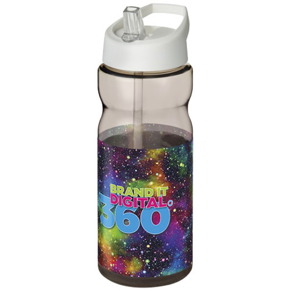 Borraccia sportiva H2O Active® Base da 650 ml con coperchio con beccuccio Gadget.it