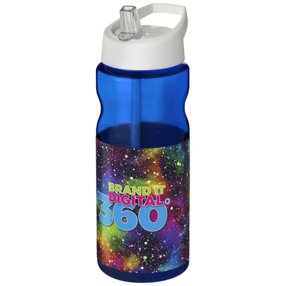 Borraccia sportiva H2O Active® Base da 650 ml con coperchio con beccuccio Gadget.it