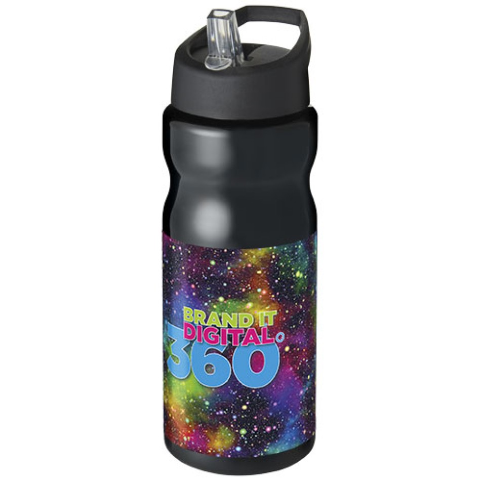 Borraccia sportiva H2O Active® Base da 650 ml con coperchio con beccuccio Gadget.it