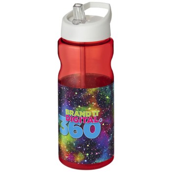 Borraccia sportiva H2O Active® Base da 650 ml con coperchio con beccuccio Gadget.it