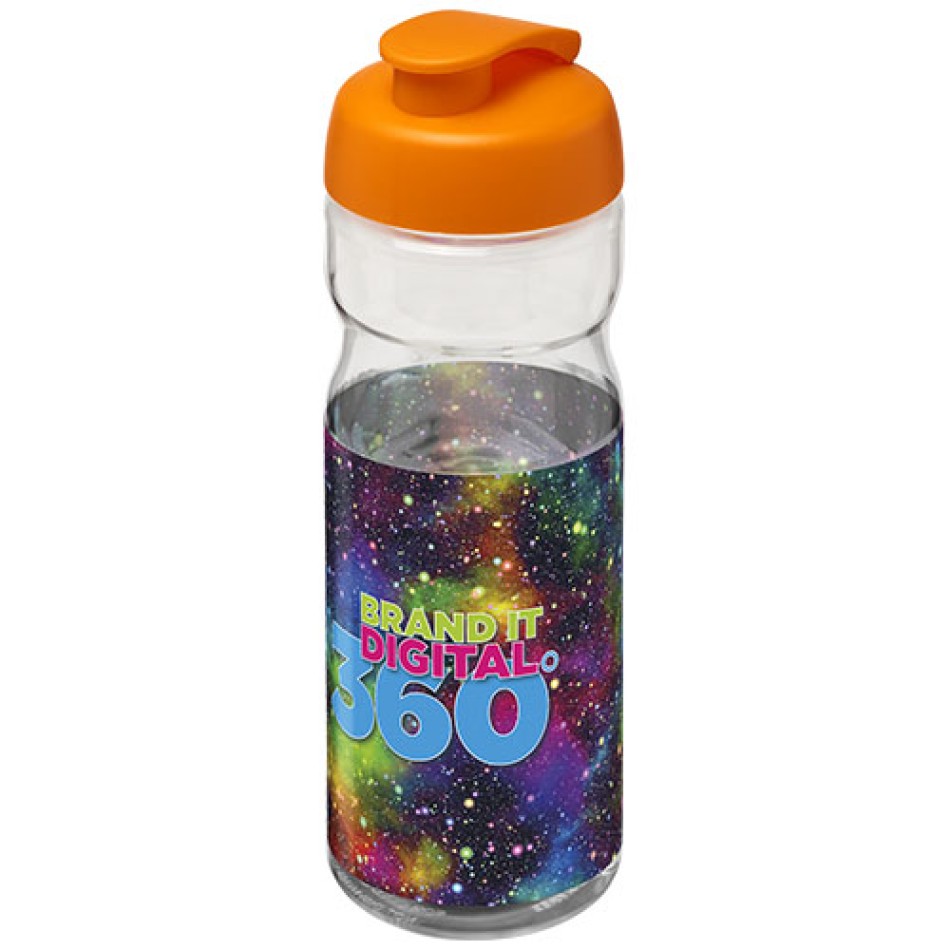 Borraccia sportiva H2O Active® Base Tritan™ da 650 ml con coperchio a scatto  Gadget.it