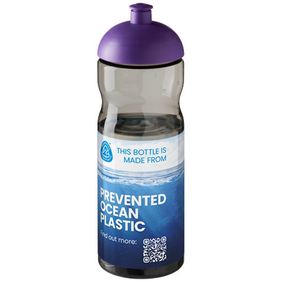 Borraccia sportiva H2O Active® Eco Base da 650 ml con coperchio a cupola Gadget.it