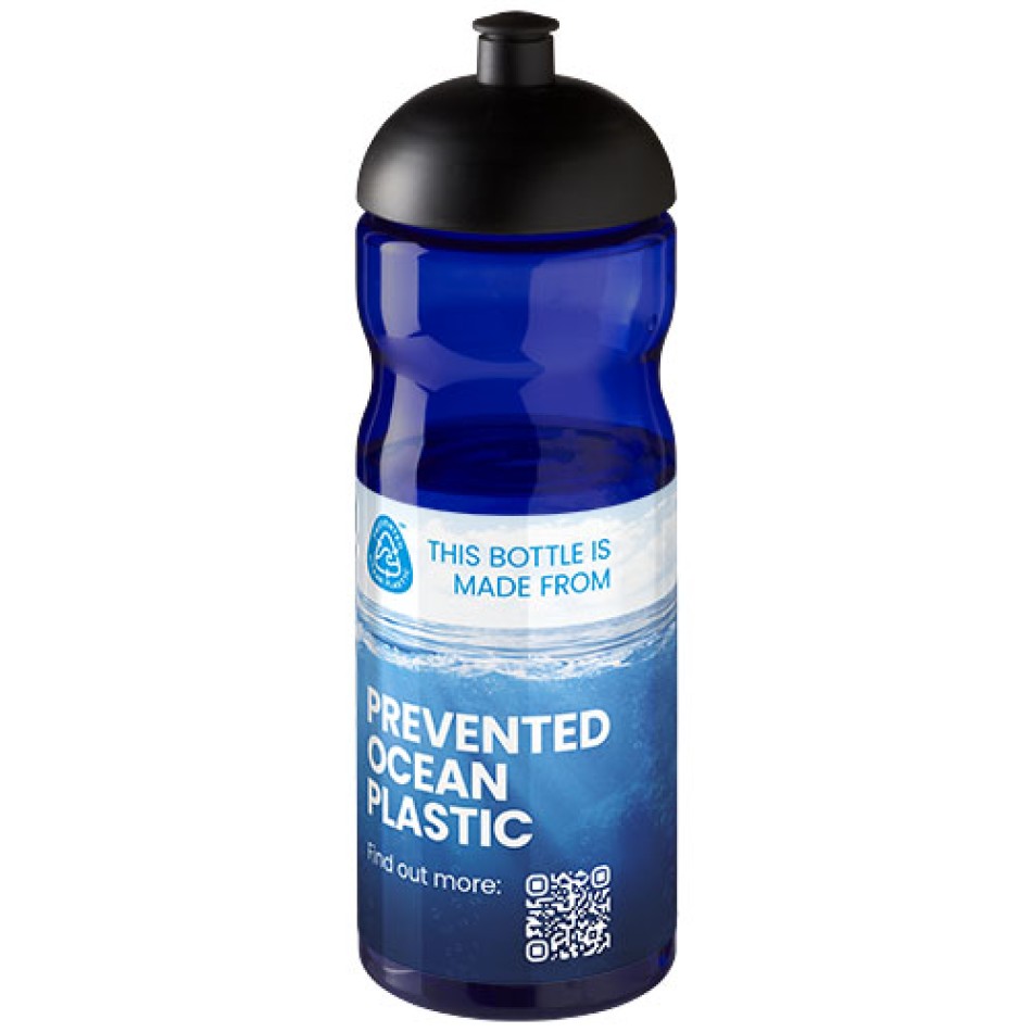 Borraccia sportiva H2O Active® Eco Base da 650 ml con coperchio a cupola Gadget.it