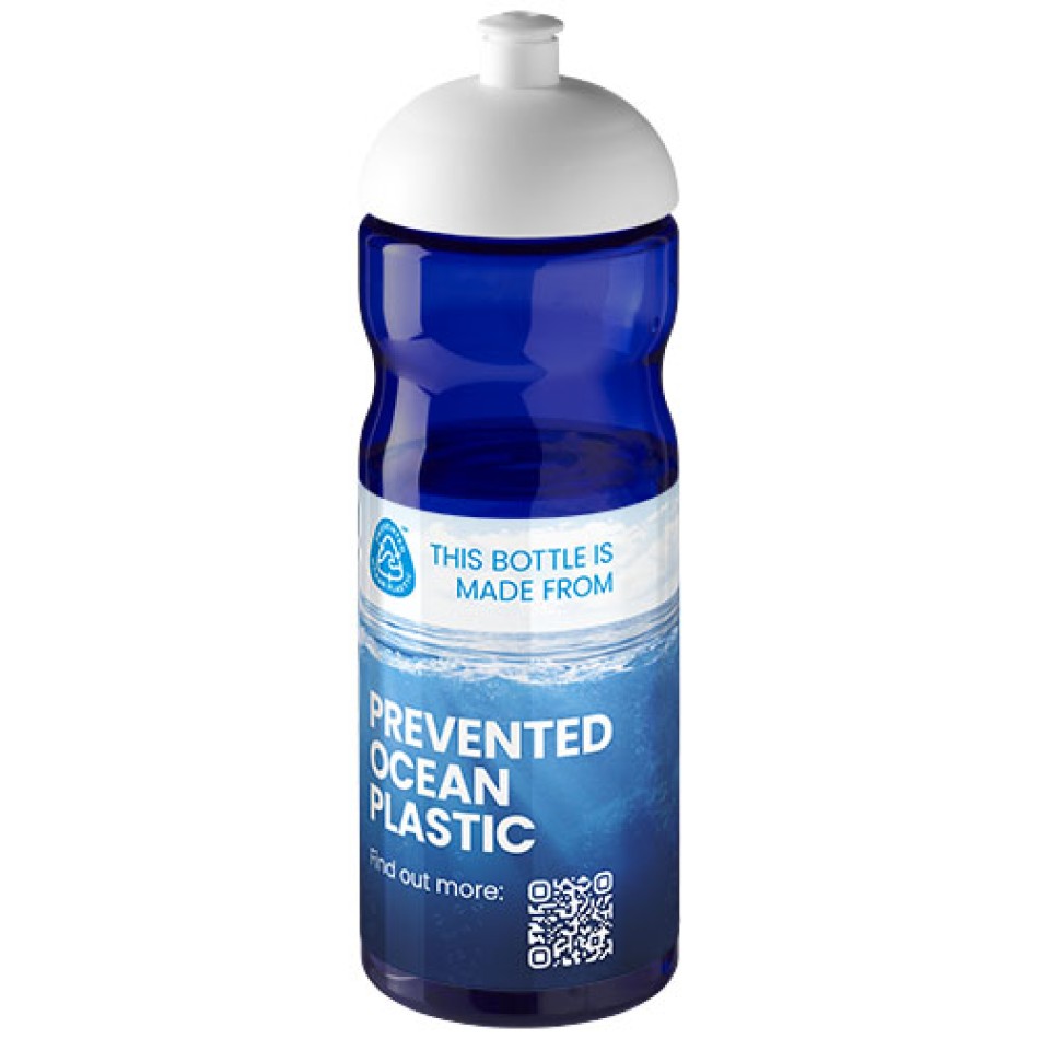 Borraccia sportiva H2O Active® Eco Base da 650 ml con coperchio a cupola Gadget.it