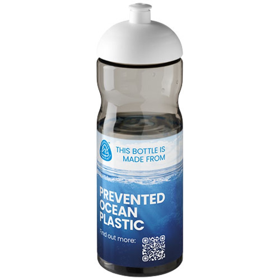 Borraccia sportiva H2O Active® Eco Base da 650 ml con coperchio a cupola Gadget.it