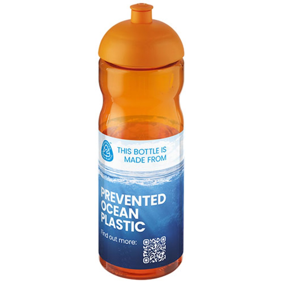 Borraccia sportiva H2O Active® Eco Base da 650 ml con coperchio a cupola Gadget.it