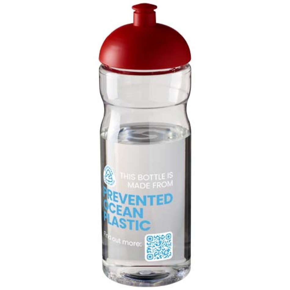 Borraccia sportiva H2O Active® Eco Base da 650 ml con coperchio a cupola Gadget.it