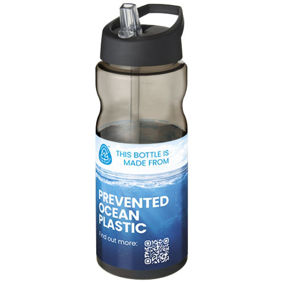 Borraccia sportiva H2O Active® Eco Base da 650 ml con coperchio con beccuccio Gadget.it