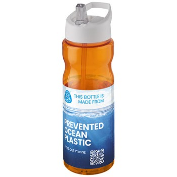 Borraccia sportiva H2O Active® Eco Base da 650 ml con coperchio con beccuccio Gadget.it