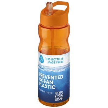 Borraccia sportiva H2O Active® Eco Base da 650 ml con coperchio con beccuccio Gadget.it