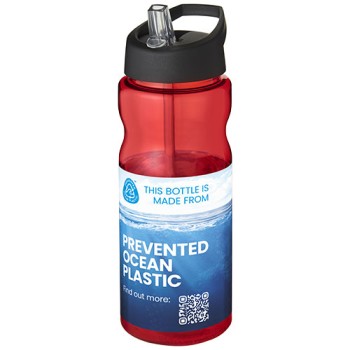 Borraccia sportiva H2O Active® Eco Base da 650 ml con coperchio con beccuccio Gadget.it