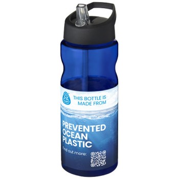 Borraccia sportiva H2O Active® Eco Base da 650 ml con coperchio con beccuccio Gadget.it