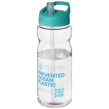 Borraccia sportiva H2O Active® Eco Base da 650 ml con coperchio con beccuccio Gadget.it