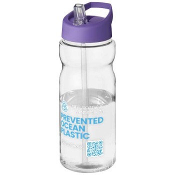 Borraccia sportiva H2O Active® Eco Base da 650 ml con coperchio con beccuccio Gadget.it