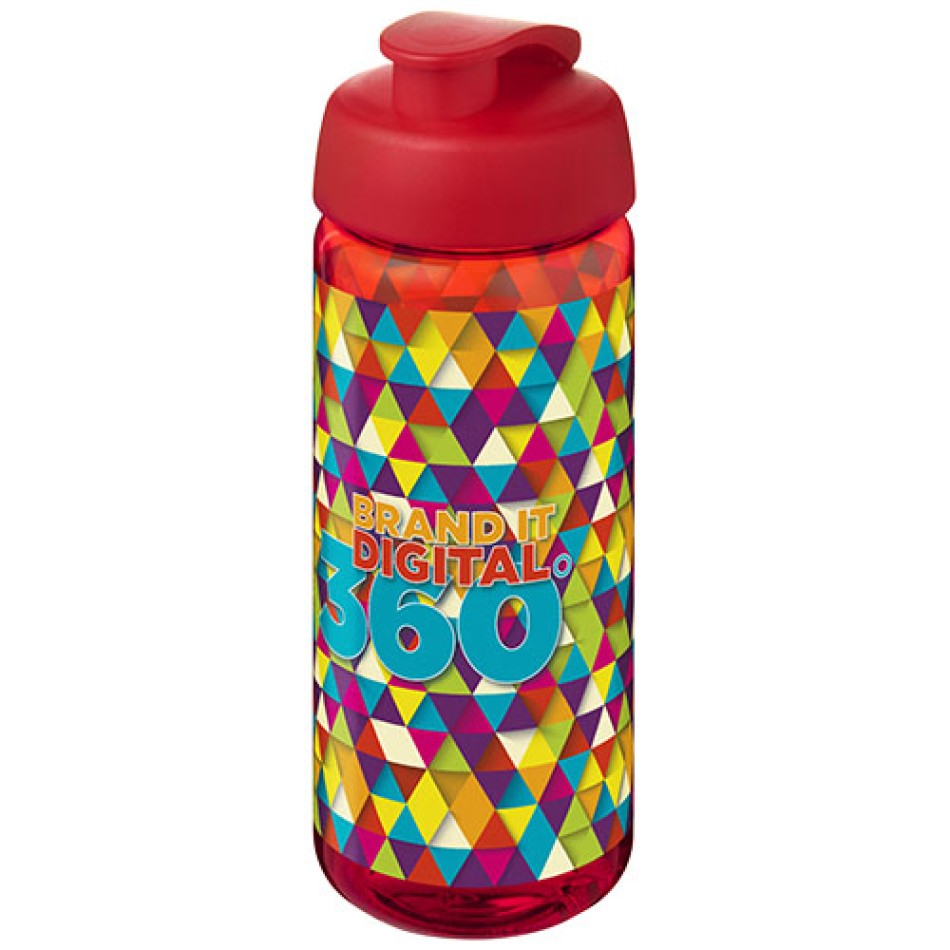 Borraccia sportiva H2O Active® Octave Tritan™ da 600 ml con coperchio a scatto Gadget.it