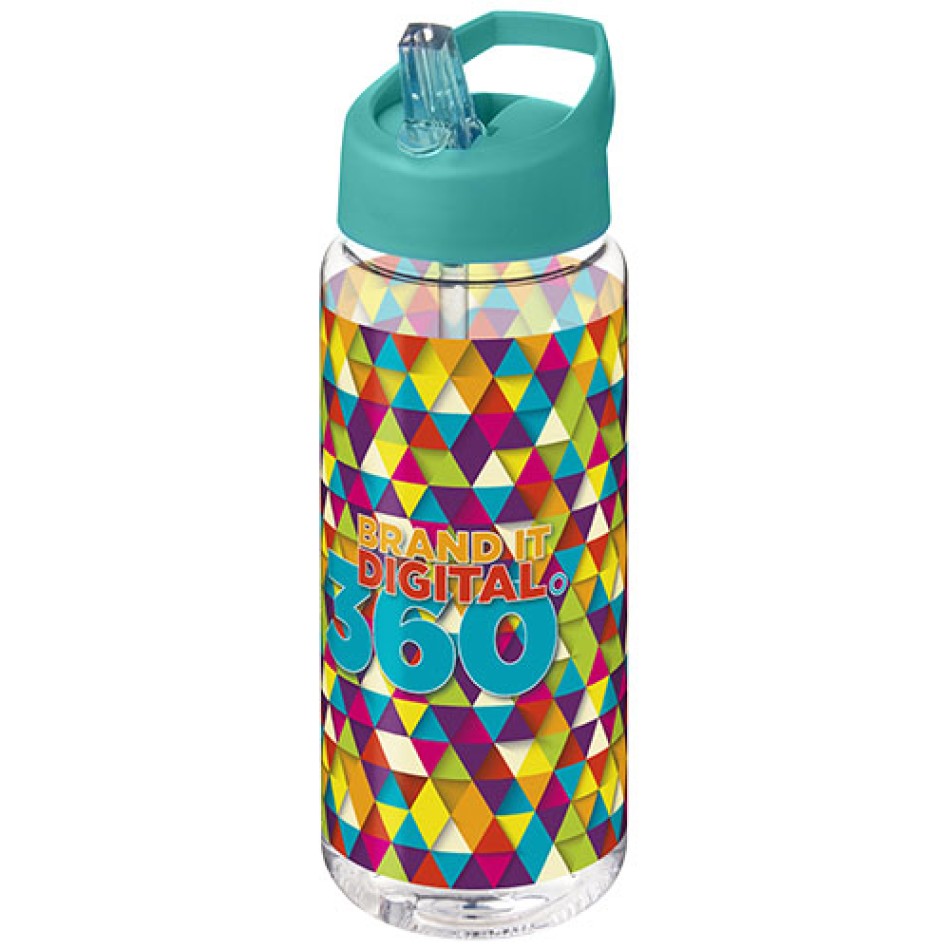 Borraccia sportiva  H2O Active® Octave Tritan™ da 600 ml con coperchio con beccuccio Gadget.it