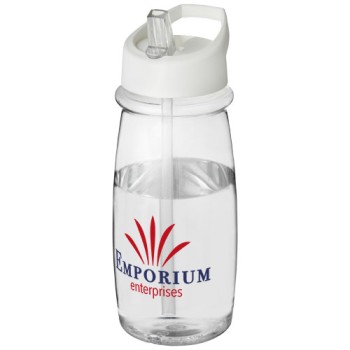 Borraccia sportiva H2O Active® Pulse da 600 ml con coperchio con beccuccio Gadget.it