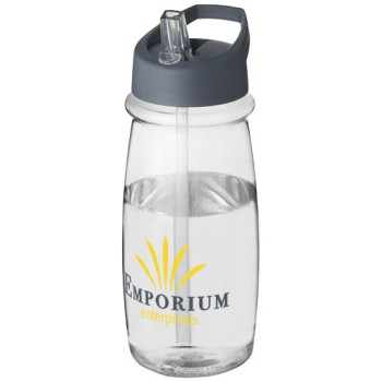 Borraccia sportiva H2O Active® Pulse da 600 ml con coperchio con beccuccio Gadget.it