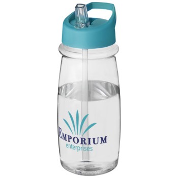 Borraccia sportiva H2O Active® Pulse da 600 ml con coperchio con beccuccio Gadget.it