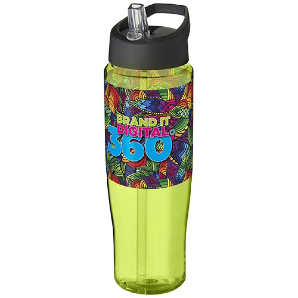 Borraccia sportiva H2O Active® Tempo da 700 ml con coperchio con beccuccio Gadget.it