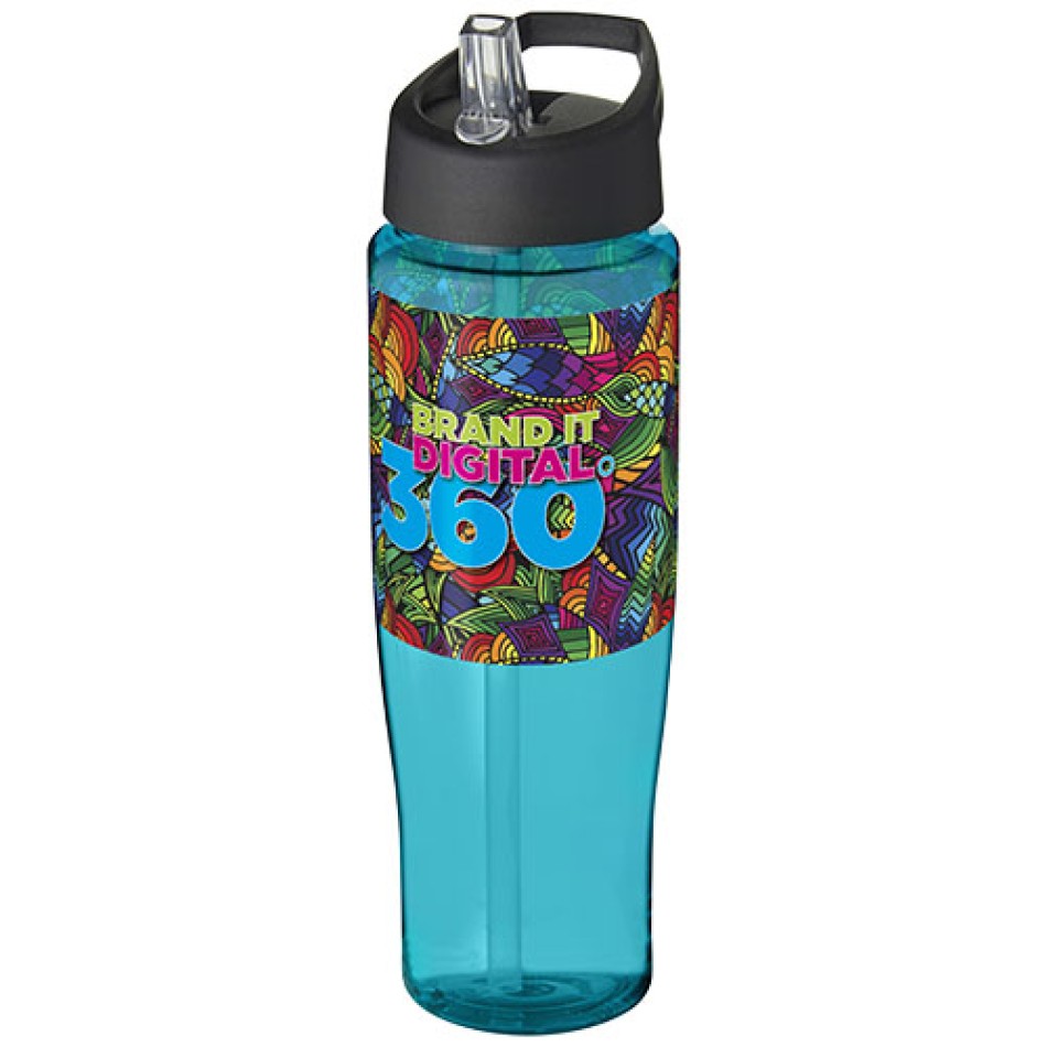 Borraccia sportiva H2O Active® Tempo da 700 ml con coperchio con beccuccio Gadget.it