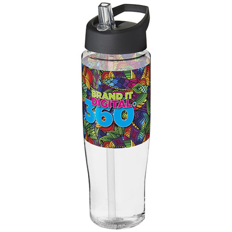 Borraccia sportiva H2O Active® Tempo da 700 ml con coperchio con beccuccio Gadget.it