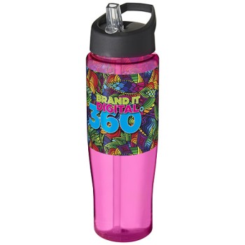 Borraccia sportiva H2O Active® Tempo da 700 ml con coperchio con beccuccio Gadget.it