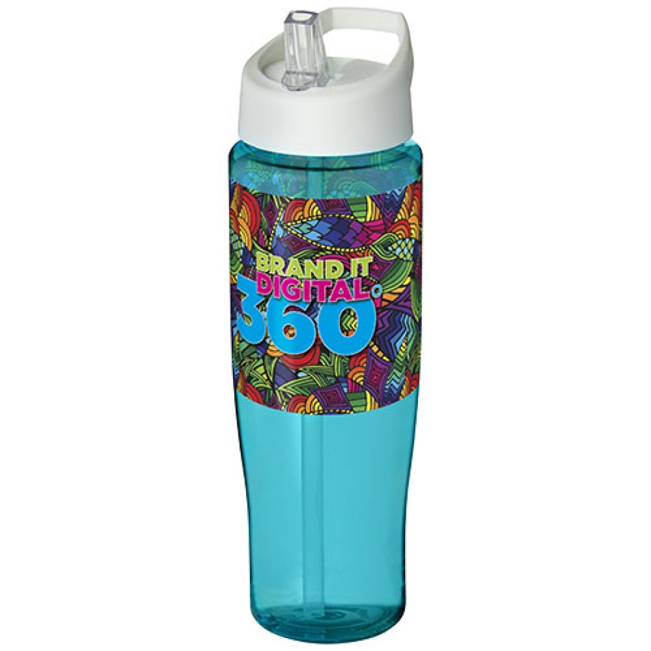 Borraccia sportiva H2O Active® Tempo da 700 ml con coperchio con beccuccio Gadget.it