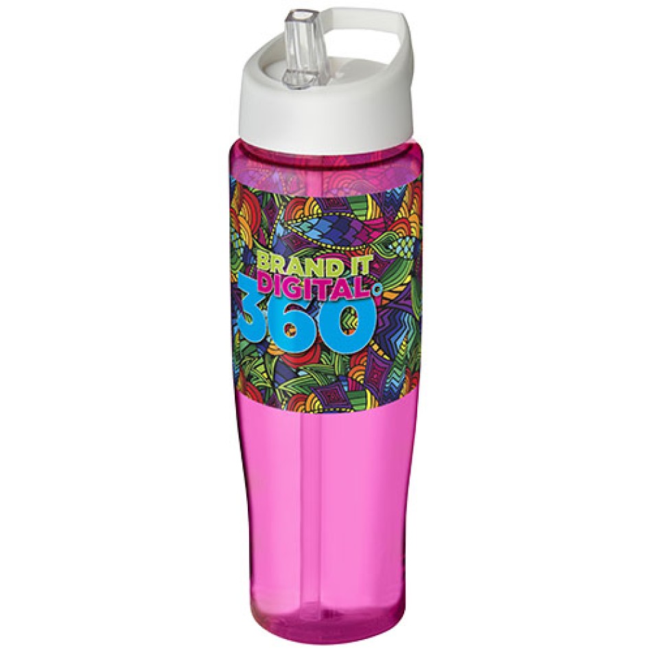 Borraccia sportiva H2O Active® Tempo da 700 ml con coperchio con beccuccio Gadget.it