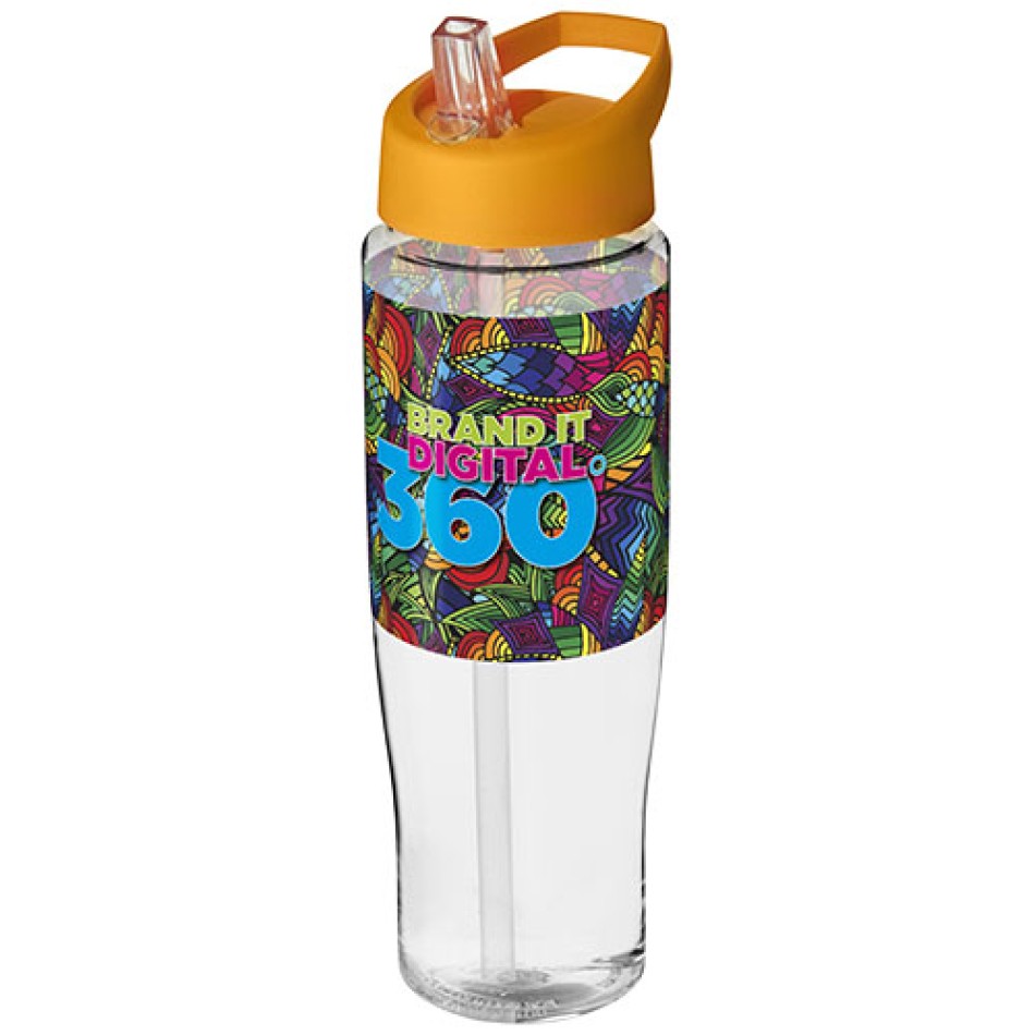 Borraccia sportiva H2O Active® Tempo da 700 ml con coperchio con beccuccio Gadget.it