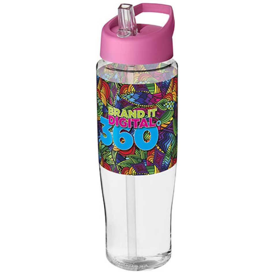 Borraccia sportiva H2O Active® Tempo da 700 ml con coperchio con beccuccio Gadget.it