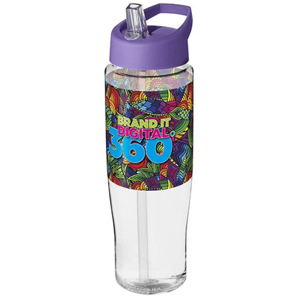 Borraccia sportiva H2O Active® Tempo da 700 ml con coperchio con beccuccio Gadget.it