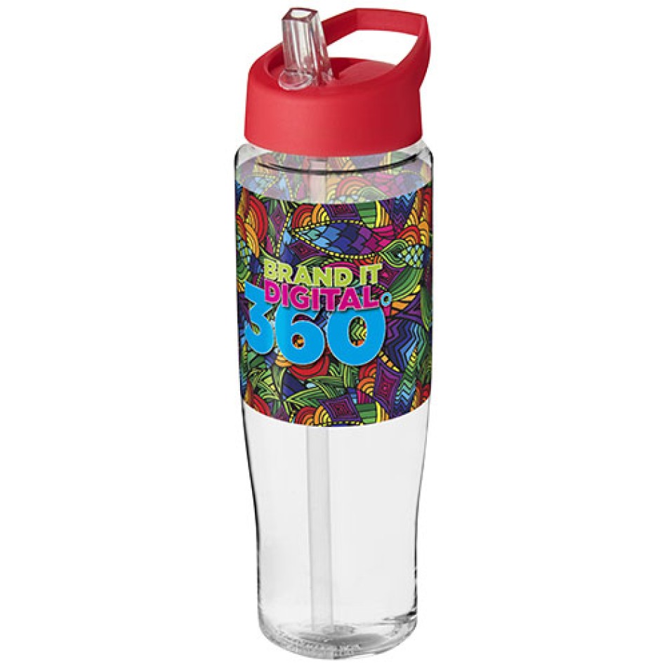 Borraccia sportiva H2O Active® Tempo da 700 ml con coperchio con beccuccio Gadget.it