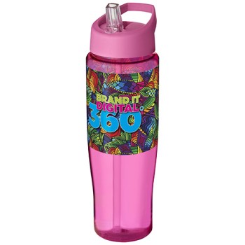 Borraccia sportiva H2O Active® Tempo da 700 ml con coperchio con beccuccio Gadget.it