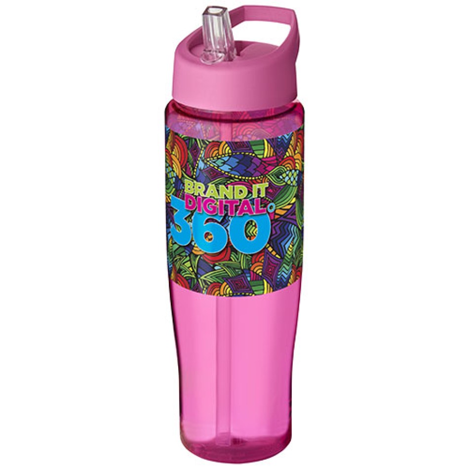 Borraccia sportiva H2O Active® Tempo da 700 ml con coperchio con beccuccio Gadget.it