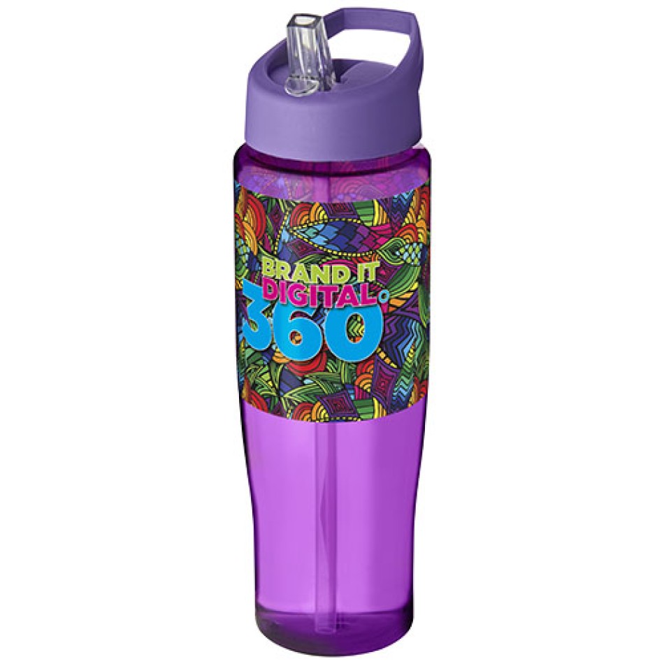 Borraccia sportiva H2O Active® Tempo da 700 ml con coperchio con beccuccio Gadget.it